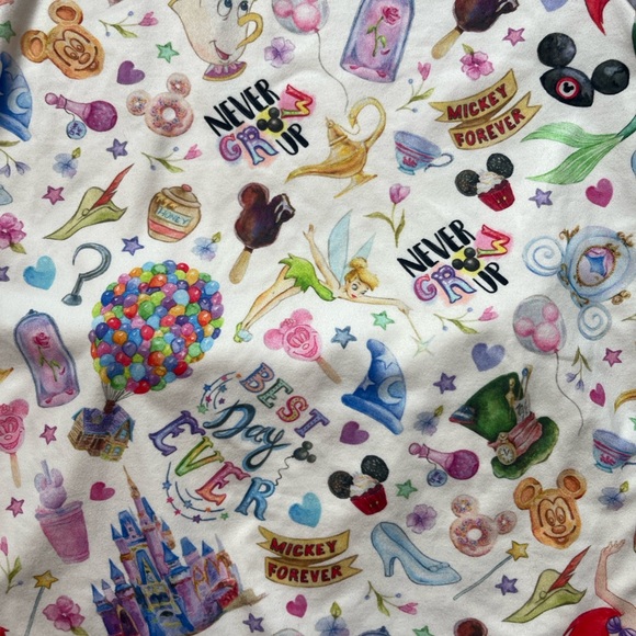 MK Clothing Disney Icon Never Grow Up Pajamas - Picture 7 of 15